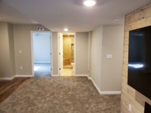 basement remodel - bedroom